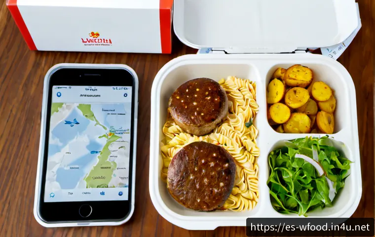양식 배달 서비스 비교 - Photorealistic overhead comparison scene of two Spanish-style Western food delivery meals on a clean...
